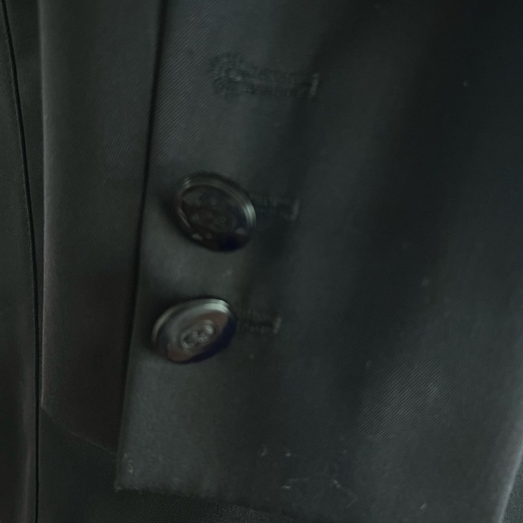 ESCADA Vintage Single Breasted Deep Navy 3 Button Blazer Size 34/XS - Picture 8 of 12